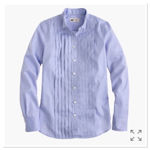 J.Crew Thomas Mason tuxedo shirt button up - Picture 2 of 8